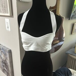 Elegant White Women's Intimate Top